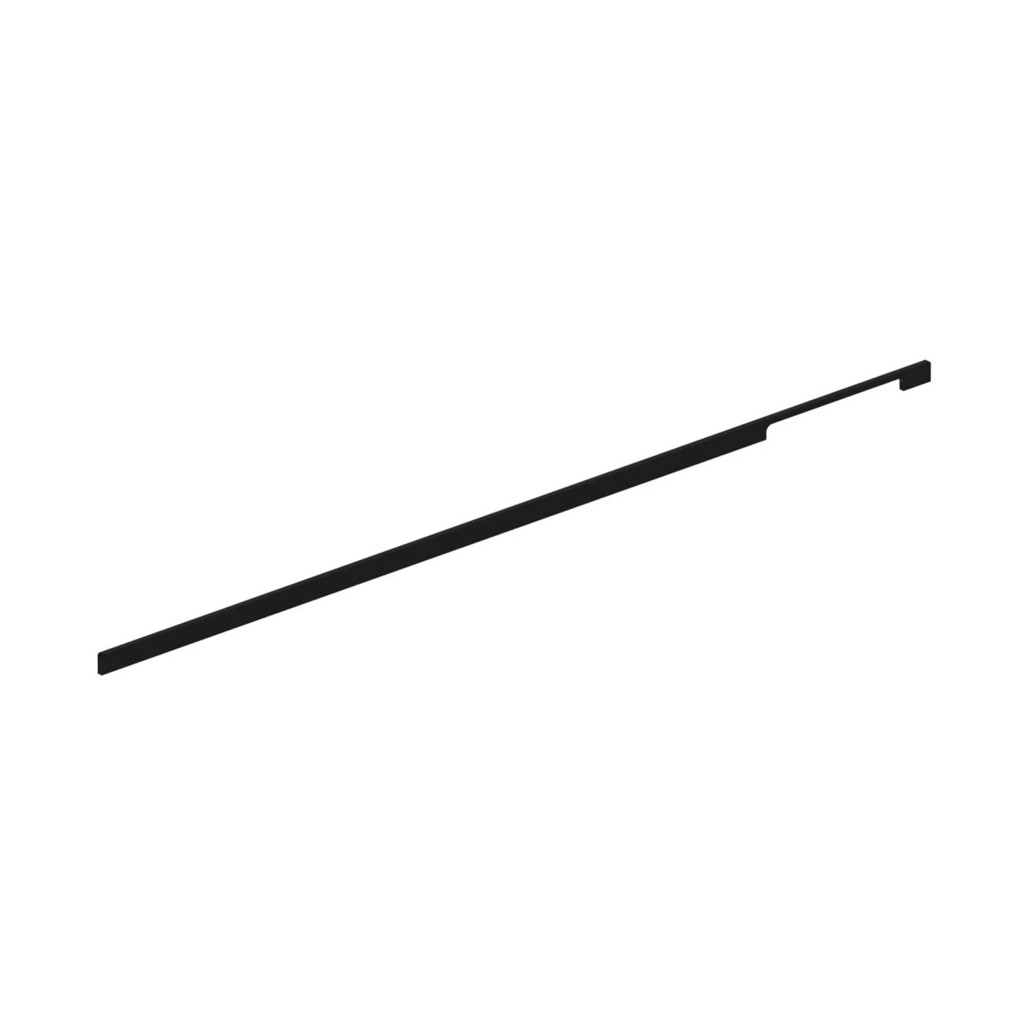 Gamet Gamet Uchwyt do szaf czarny mat UA139 7 x 1200 x 30 mm
