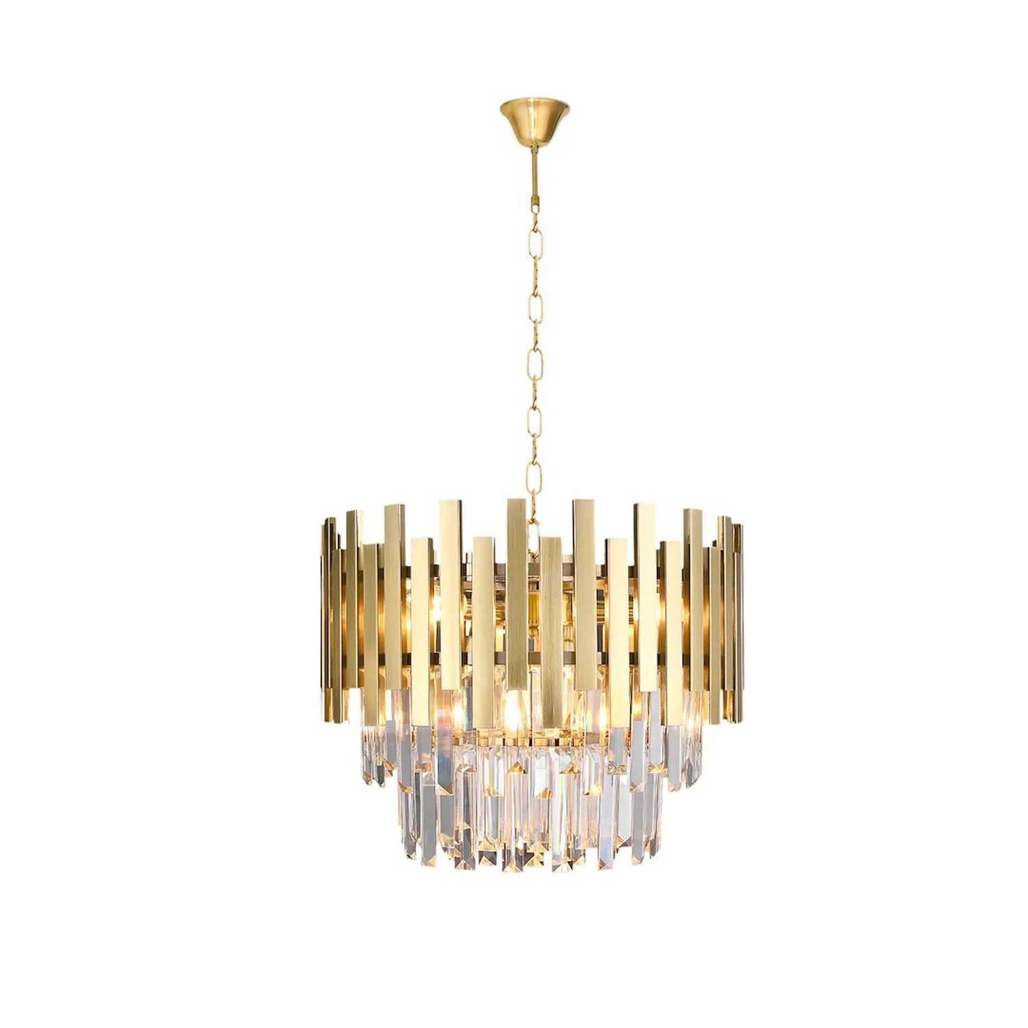 MiLAGRO Żyrandol Aspen 6xE14 10W LED złoty