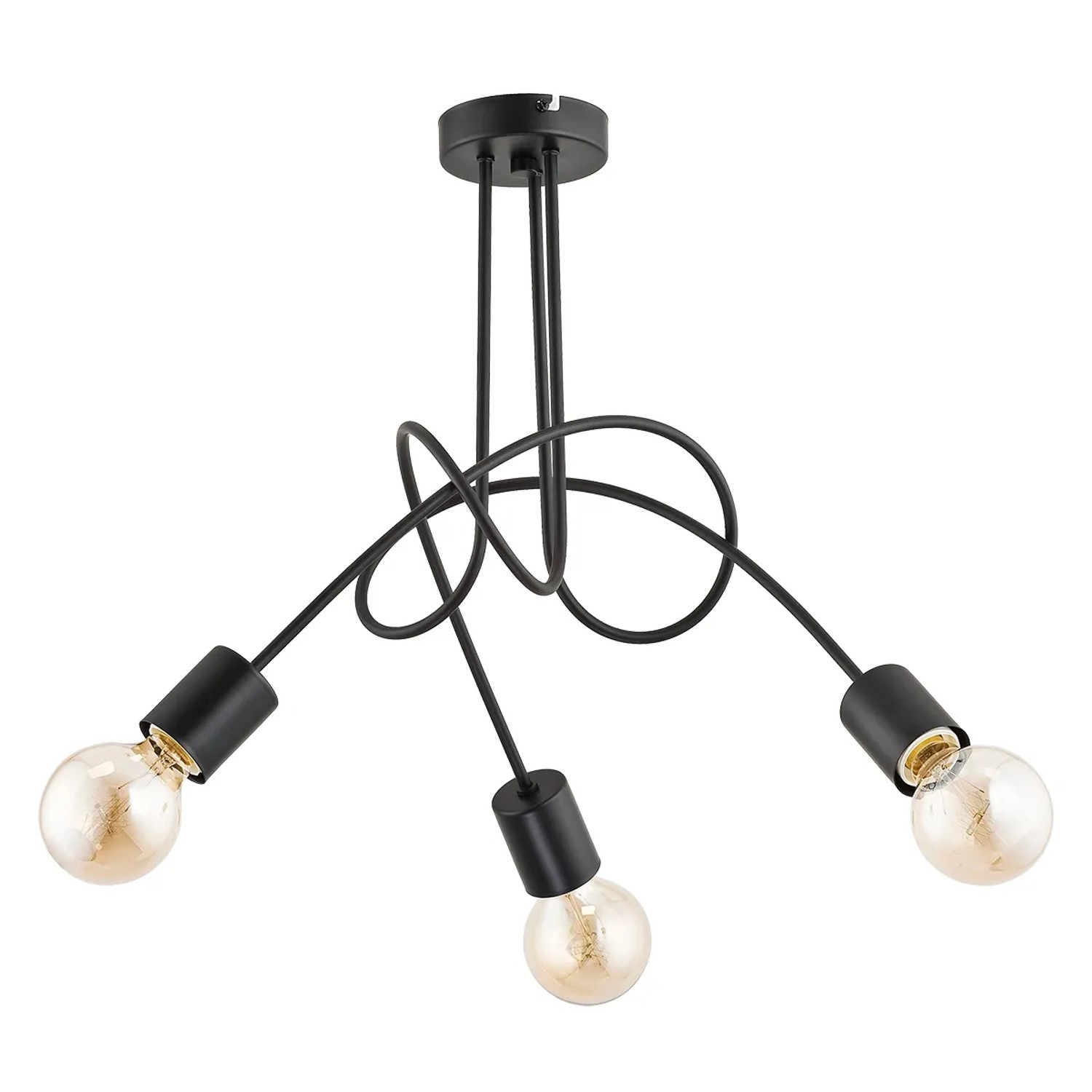 Alfa Lampa wisząca TANGO czarna 3xE27