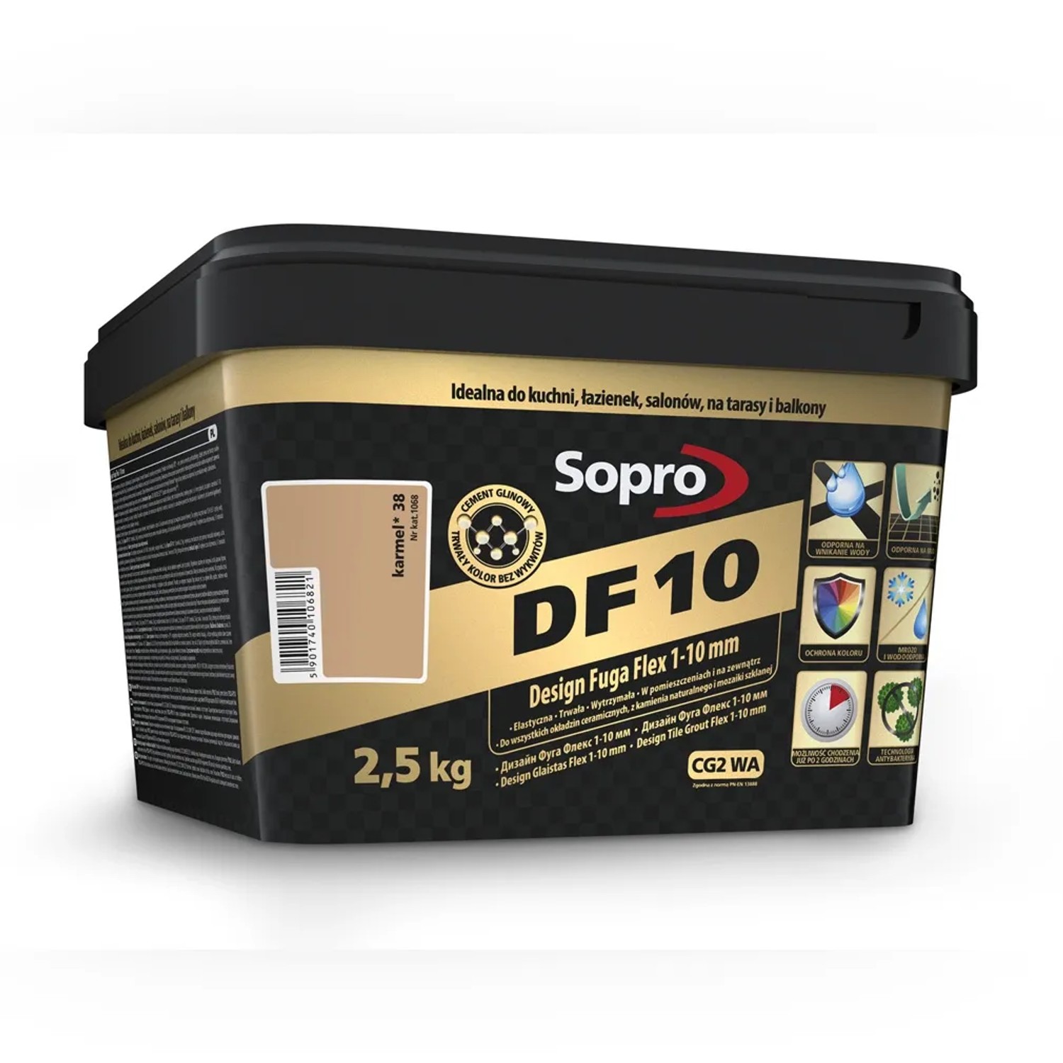 Sopro Fuga cementowa DF 10 1068 karmel 2,5 kg