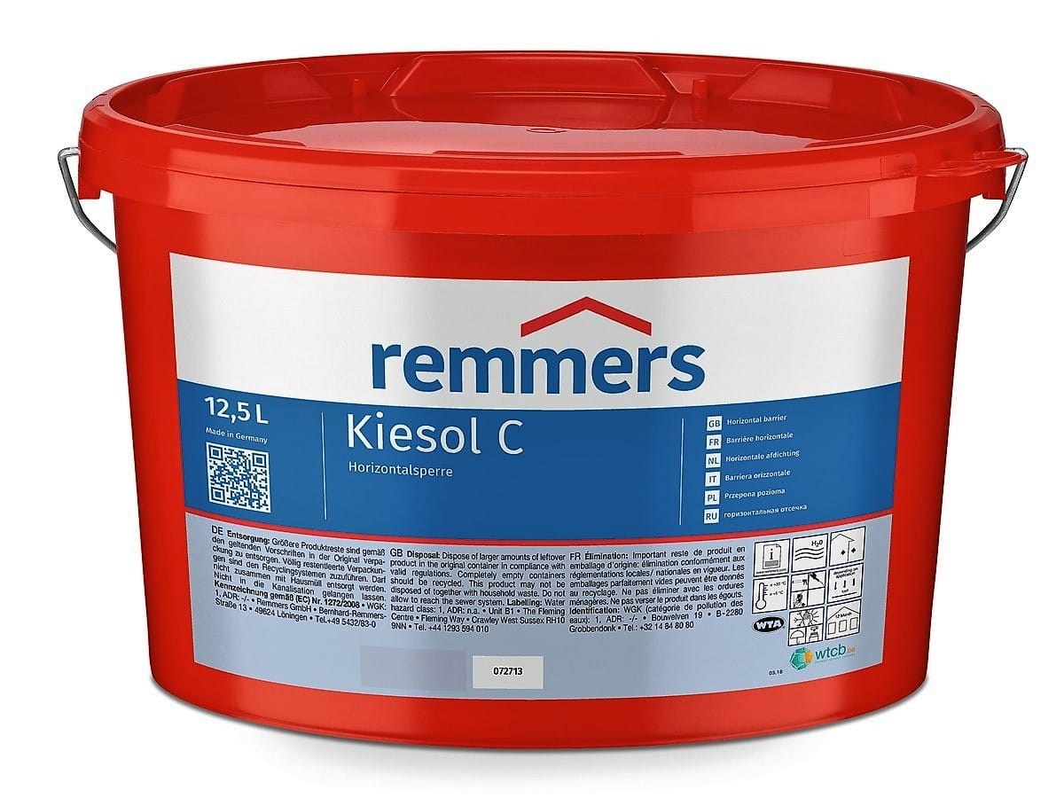 REMMERS KIESOL C 12,5L KREM INIEKCYJNY NA BAZIE SILANÓW PRZECIW WILGOCI
