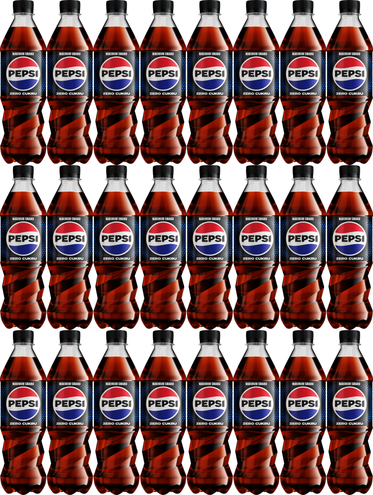 24x Napój gazowany Pepsi Zero, butelka PET, 0.5l, KAUCJA