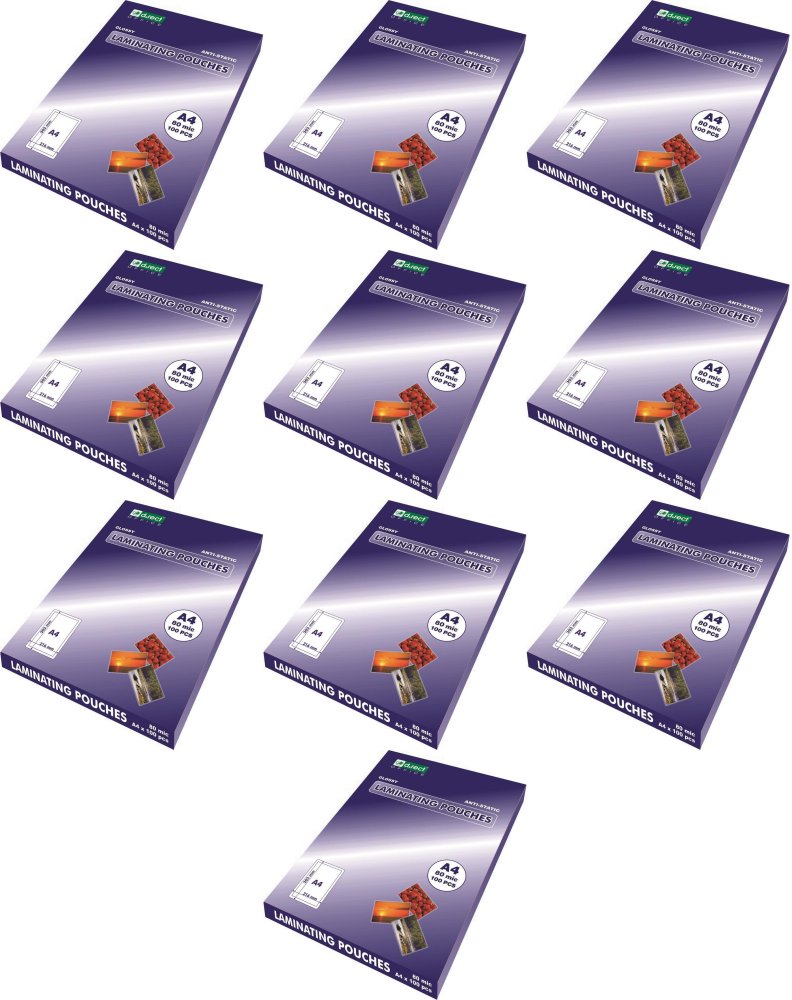 10x Folia do laminacji D.Rect, A4, antystatyczna, 80 μm, 100 sztuk