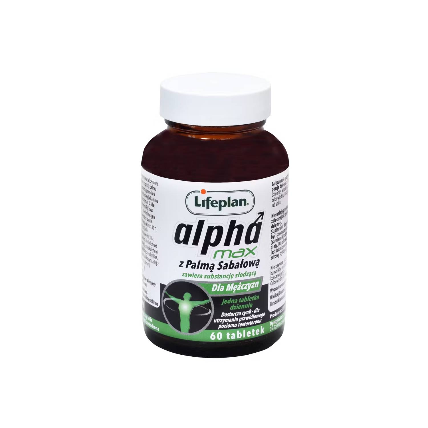 Lifeplan alpha max z palmą sabałową, 60 tabletek