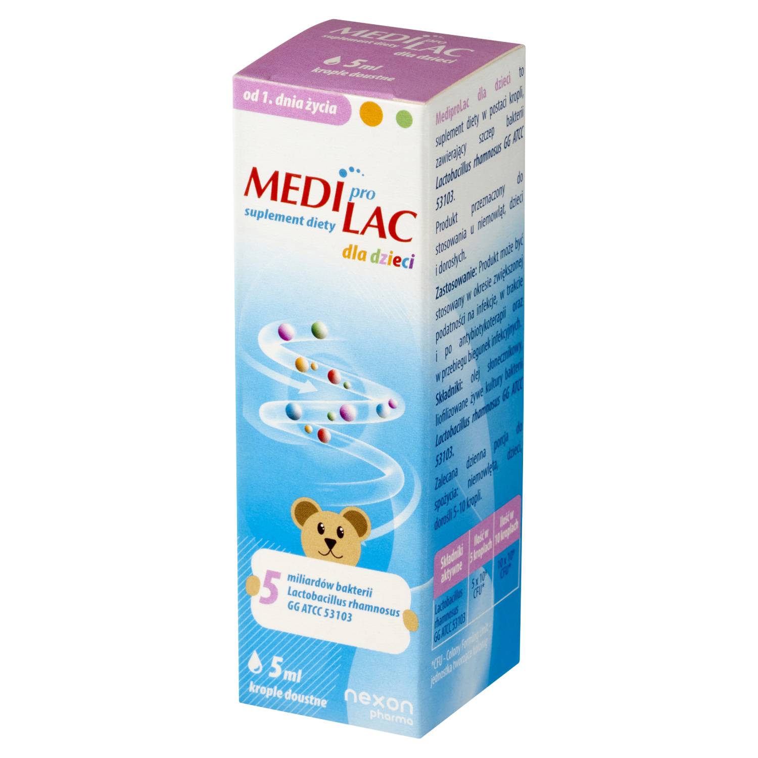 Mediprolac dla dzieci, krople doustne, 5 ml