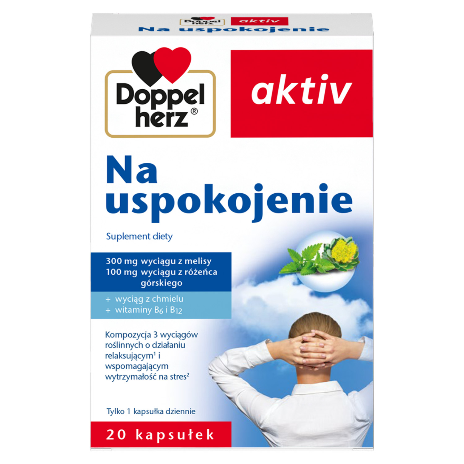 Doppelherz aktiv na uspokojenie, 20 kapsułek