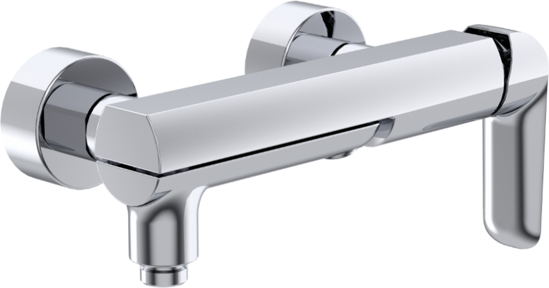 Excellent Clever 2.0 bateria wannowo-prysznicowa ścienna chrom AREX.4106CR