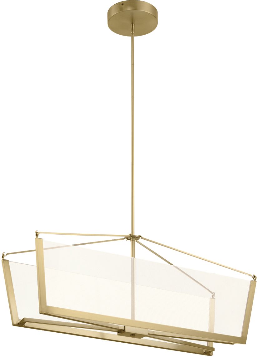 Quintiesse Calters lampa wisząca 1x50,8 W szampańskie złoto QN-CALTERS-ISLE-CG