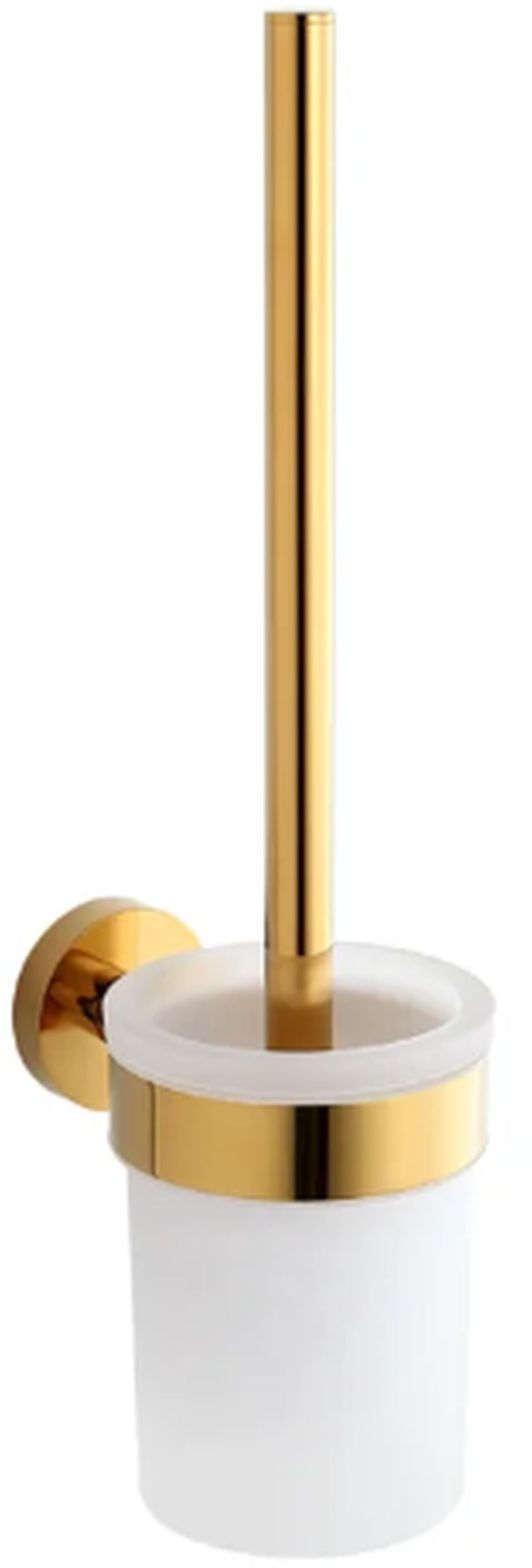 Stella Classic szczotka toaletowa wisząca szkło/złoty połysk 07.431-G - Wysyłka w 24h