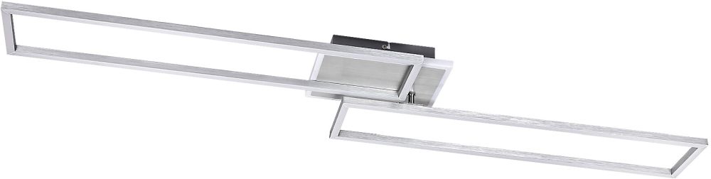 Rabalux Benedick lampa podsufitowa 1x40W LED srebrny/szczotkowane aluminium 71015