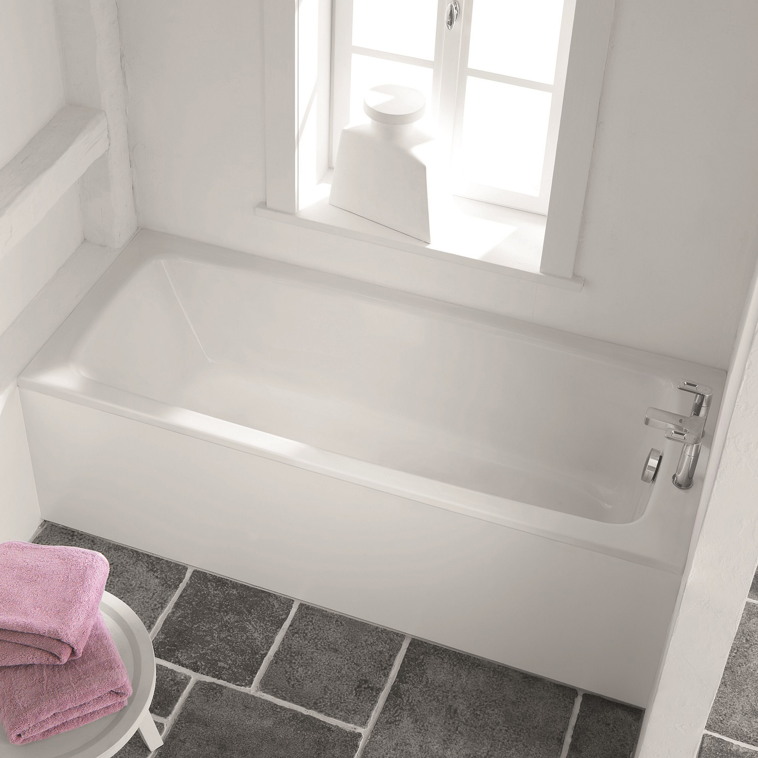 Kaldewei Cayono Star wanna prostokątna 150x70 cm model 753 z otworami na uchwyty, z powierzchnią uszlachetnioną biała 275300013001