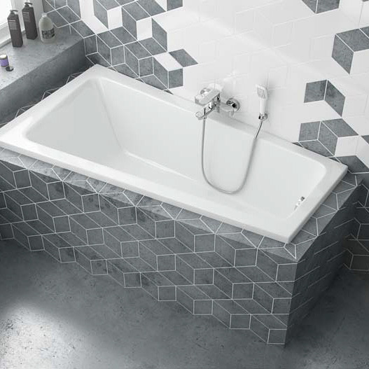 Excellent Ava Side wanna narożna 150x80,5 cm lewa biała WAEX.AVL15WH