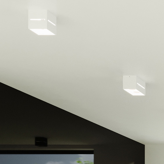 Sollux Lighting Lobo lampa podsufitowa 1x40W biała SL.0209