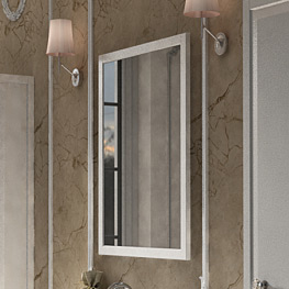 Oristo Montebianco lustro 80x60 cm rama biały mat OR47-L-RAOO-60-2