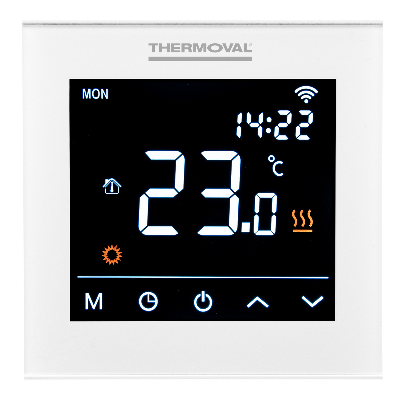 Thermoval TVT 30 BB WiFi regulator programowalny WiFi biały/ramka biała