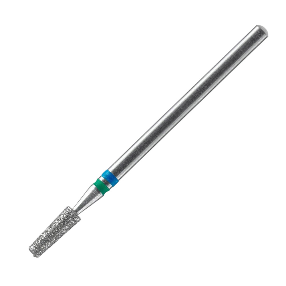 Frez diamentowy DUO stożek niebiesko-zielony Staleks Expert 2,5/8mm