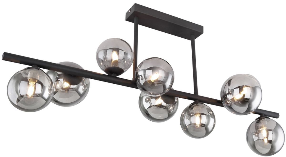 Darmowa Dostawa - Lampa podsufitowa powyżej 6x3.5 W czarny Globo Lighting Riha 561339D