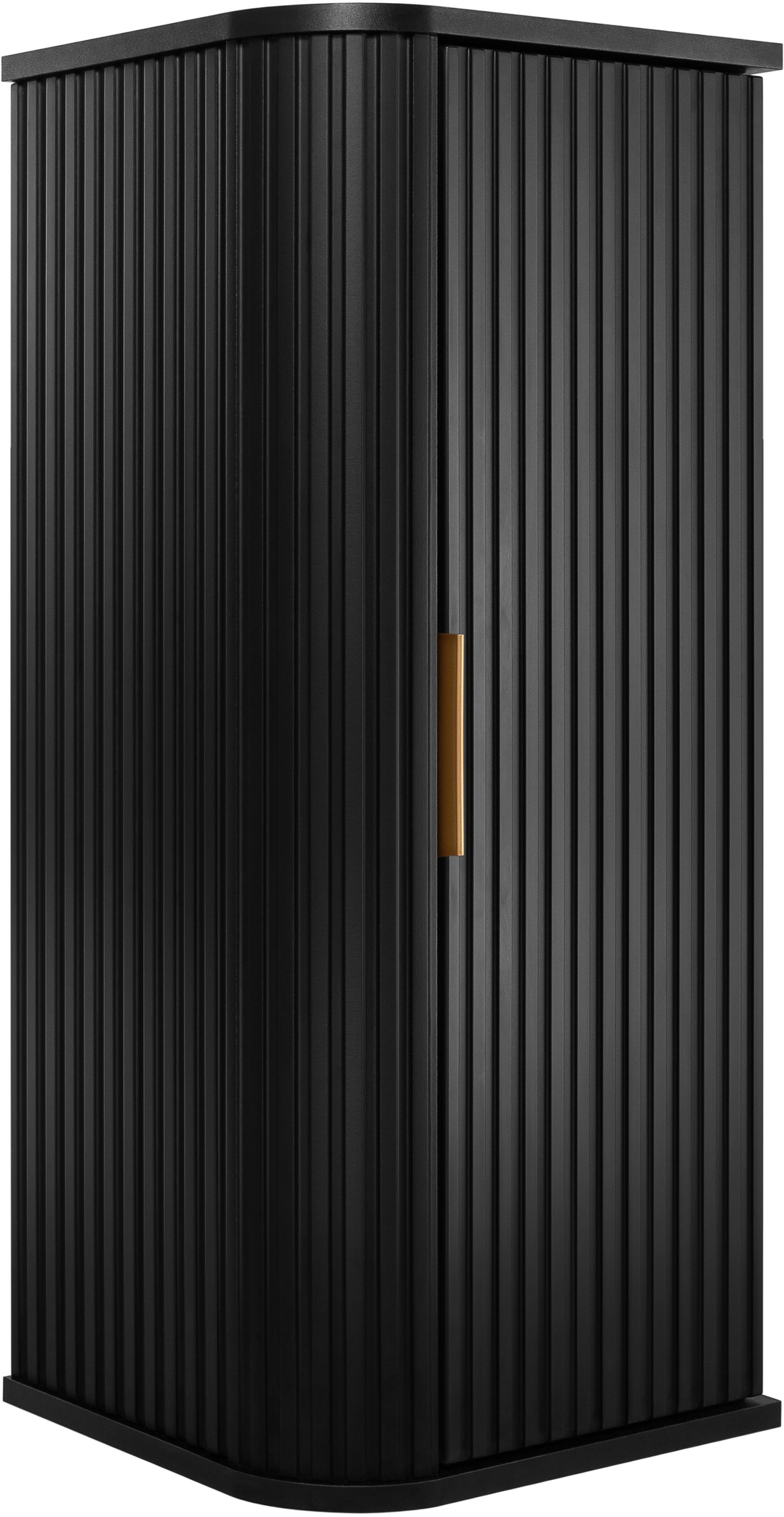 Darmowa Dostawa - Szafka 35.5x31.5x79 cm boczna wisząca czarna Rodan Elegance 5906154455152