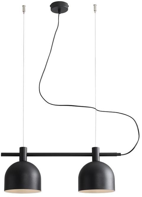Darmowa Dostawa - Lampa wisząca 2x60 W czarna Aldex Beryl 976H1
