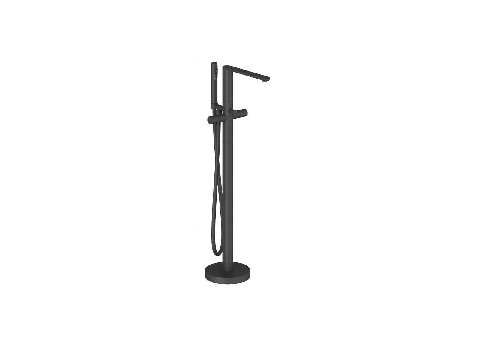 Darmowa Dostawa - Bateria wannowo-prysznicowa wolnostojąca czarna Ravak Chrome II X070468
