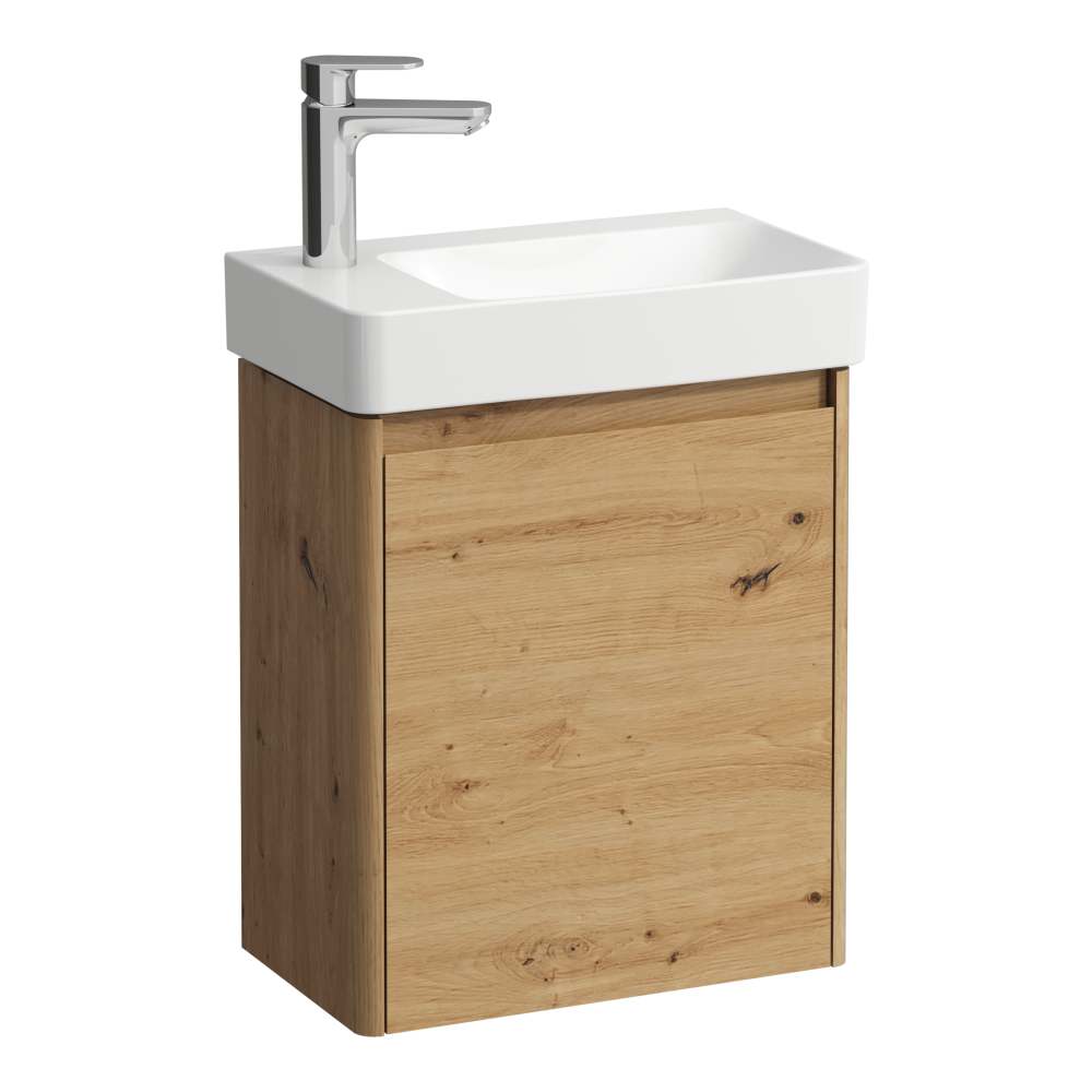 Darmowa Dostawa - Umywalka z szafką 48 cm dąb Laufen Base 2.0 H8658652671131