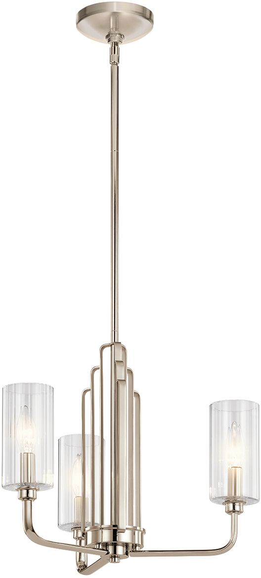 Darmowa Dostawa - Lampa wisząca 3x40 W nikiel Quintiesse Kimrose QNKIMROSE3PN
