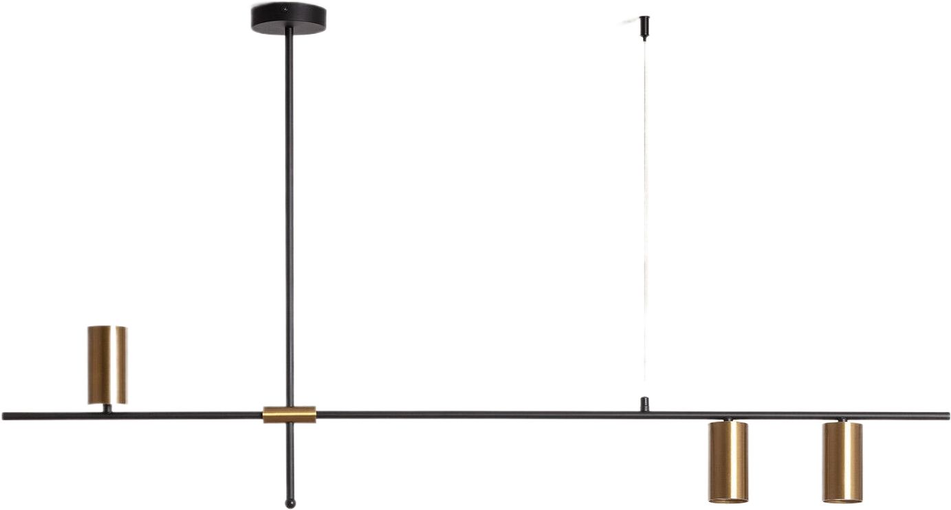 Darmowa Dostawa - Lampa wisząca 3x20 W złota Abruzzo Cazzata ABRLWLCAZZZ