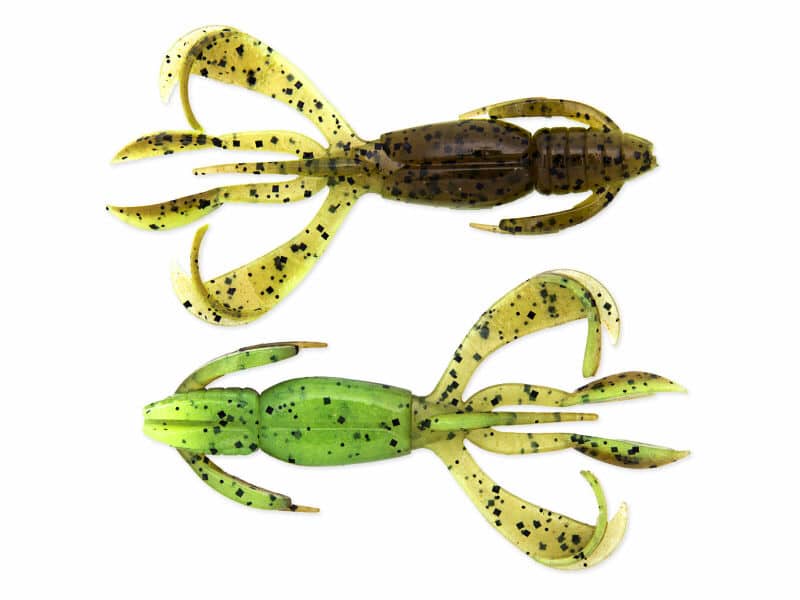 Keitech Przynęta Crazy Flapper 2,4" 6,2cm #401 Green Pumpkin Chartreuse