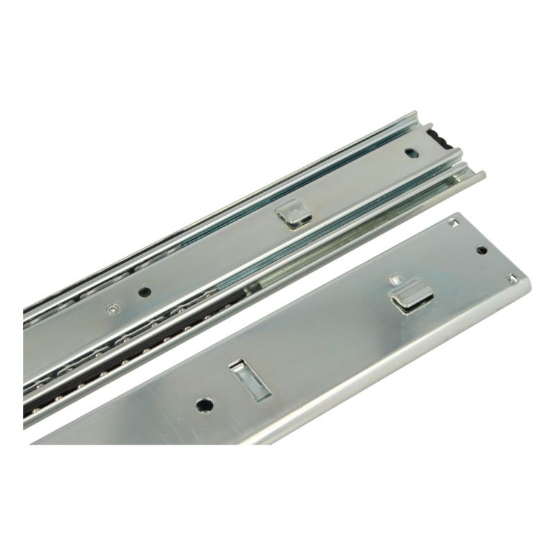 Prowadnica kulkowa do mebli metalowych Hakner 350mm 80kg - 1 par.