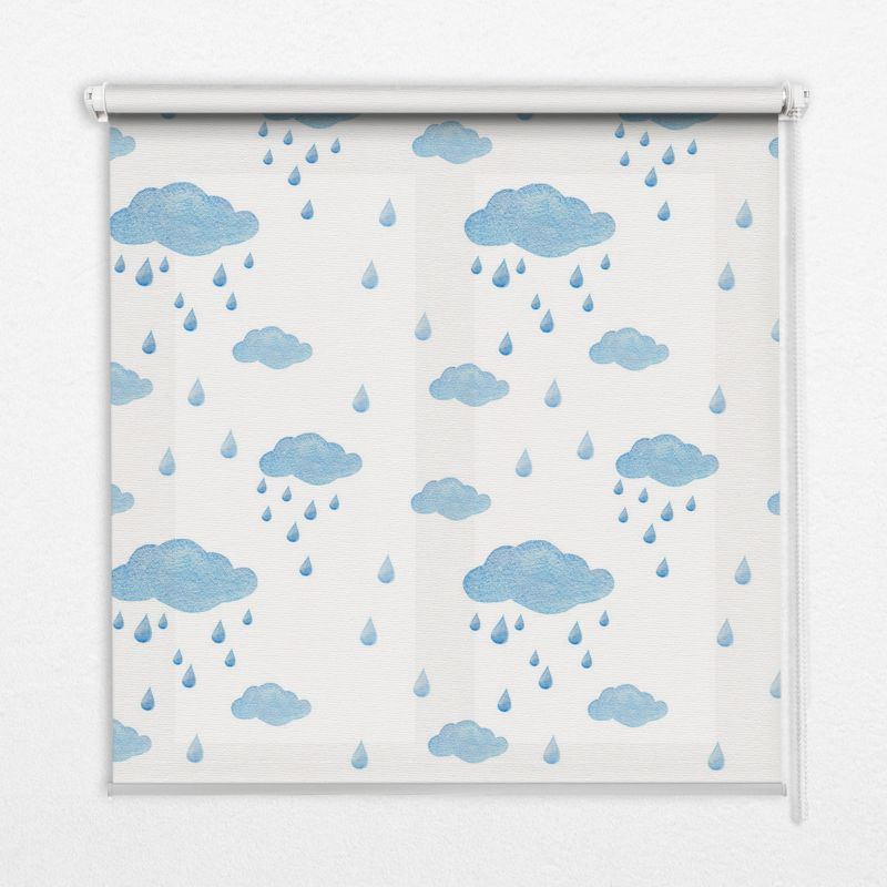 Roleta Do Kuchni Tulup 80x140 cm Chmury I Deszcz Montaż do ściany/sufitu 1 szt.