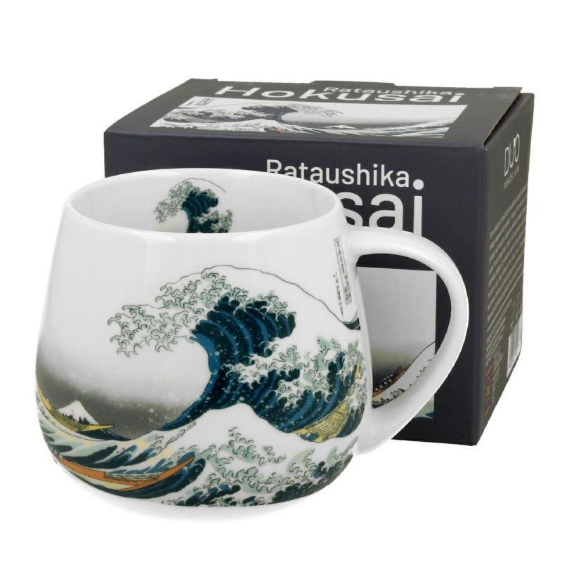 Kubek Baryłka Hocusai DUO porcelanowy z obrazem 430 ml 1 szt.