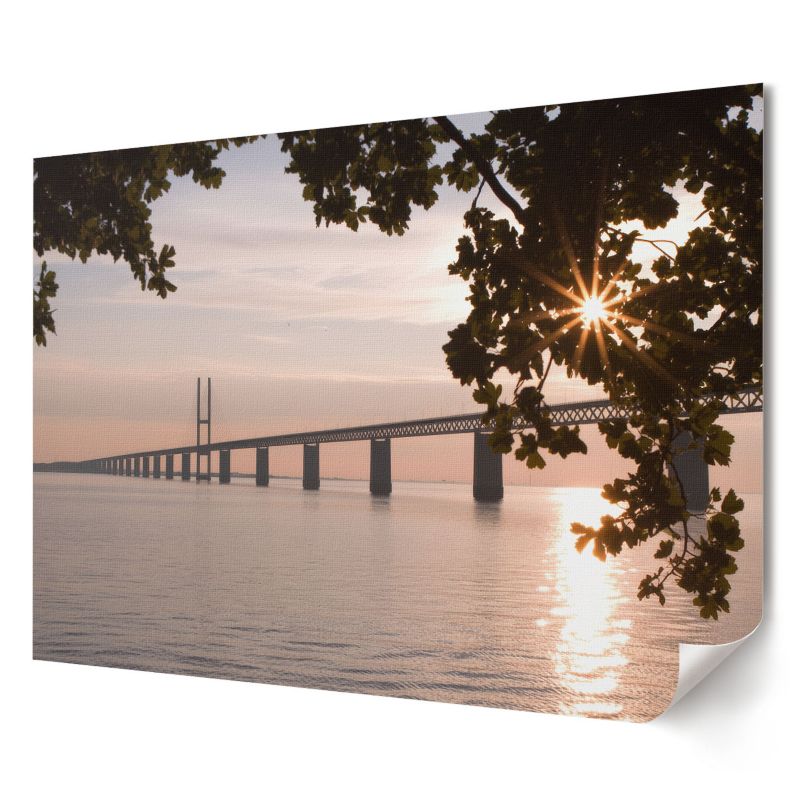 Plakat canvas Wallfluent Format A2 Most natura Kolektyw Visual Echo 1 szt.