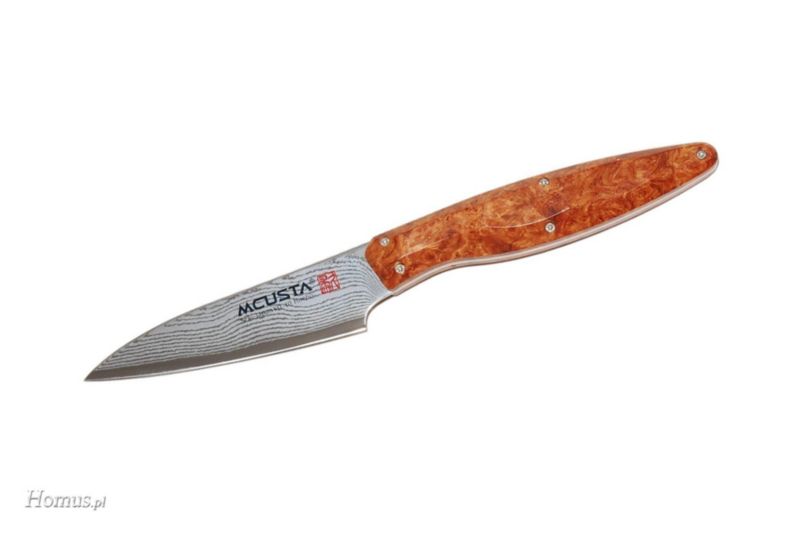 Japoński nóż Yoka Home Mcusta Zanmai kuchenny ze stali damasceńskiej PETTY 90 mm - 1 szt.