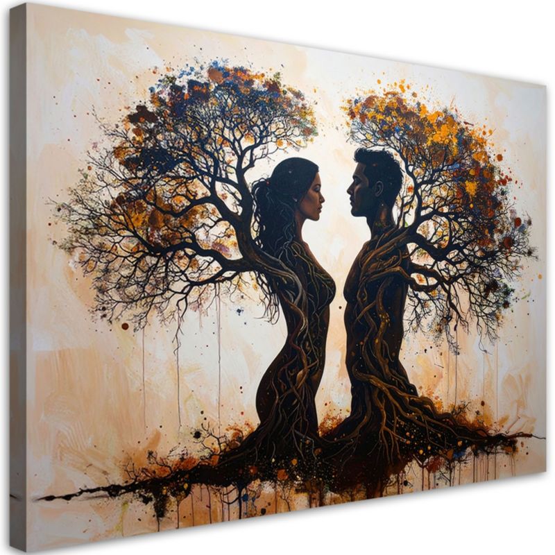 Obraz do salonu sypialni kuchni biura loftu Feeby Para zakochanych 120x80cm 1szt