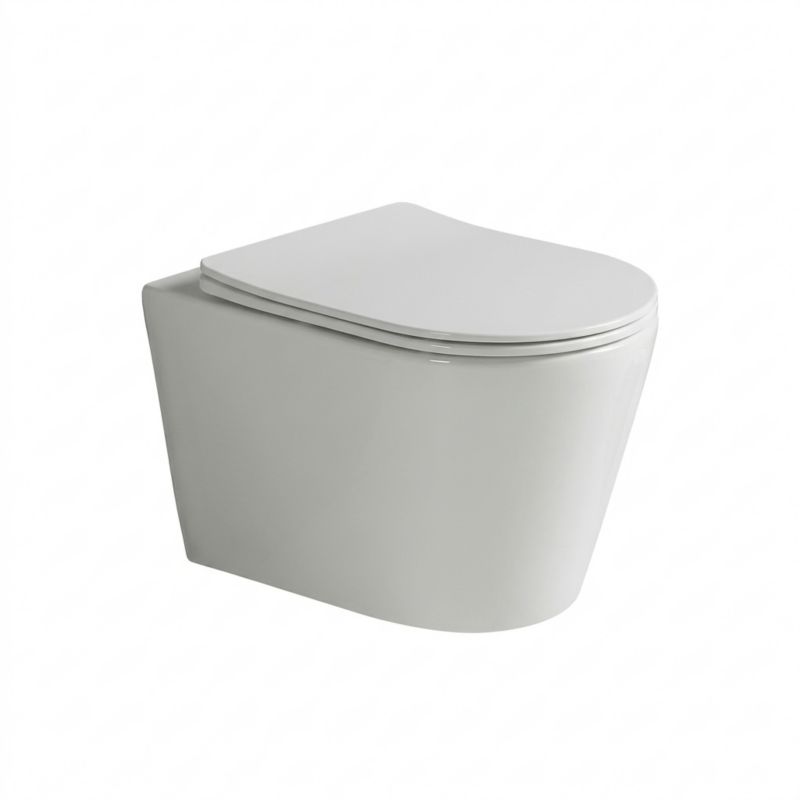Miska WC Corciano wisząca AeroLux Błyszcząca Biel 48x37x36 cm 1 szt.