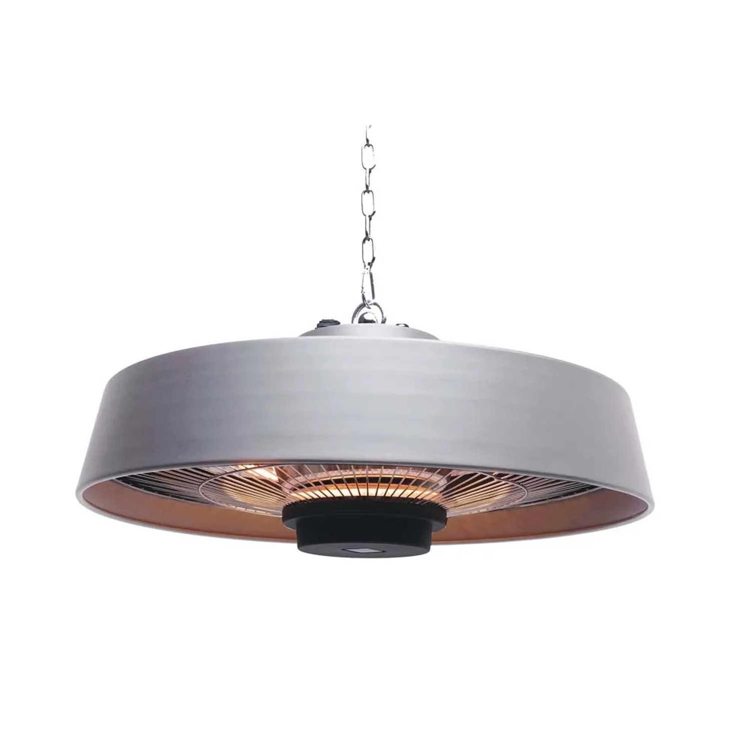 Elektryczna lampa grzewcza Venus srebrna 49 x 49 x 22 cm