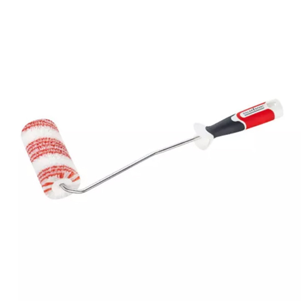 Wałek z rączką WallStar 12cm z czerwonym paskiem Color Expert