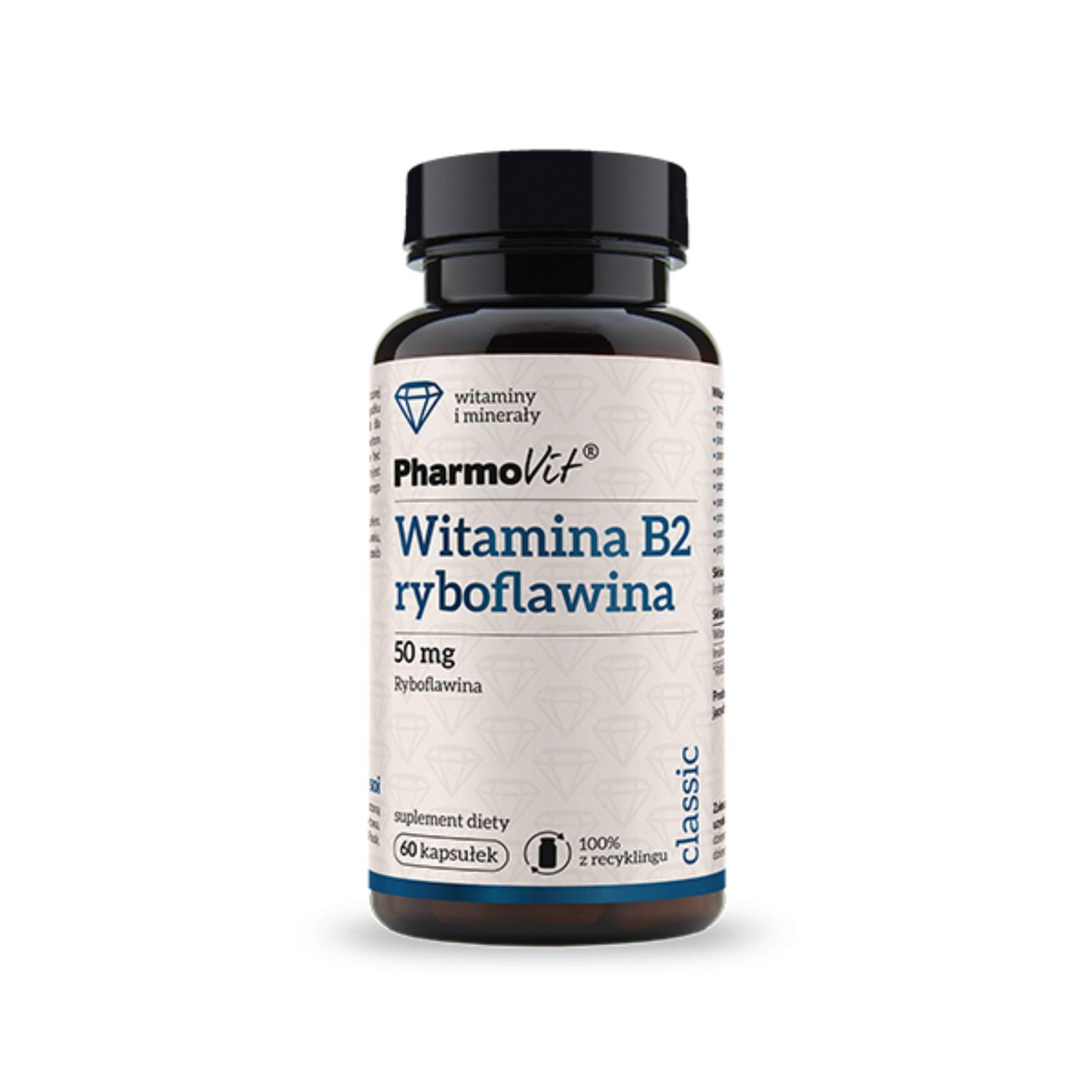 Pharmovit witamina b2 ryboflawina, 60 kapsułek