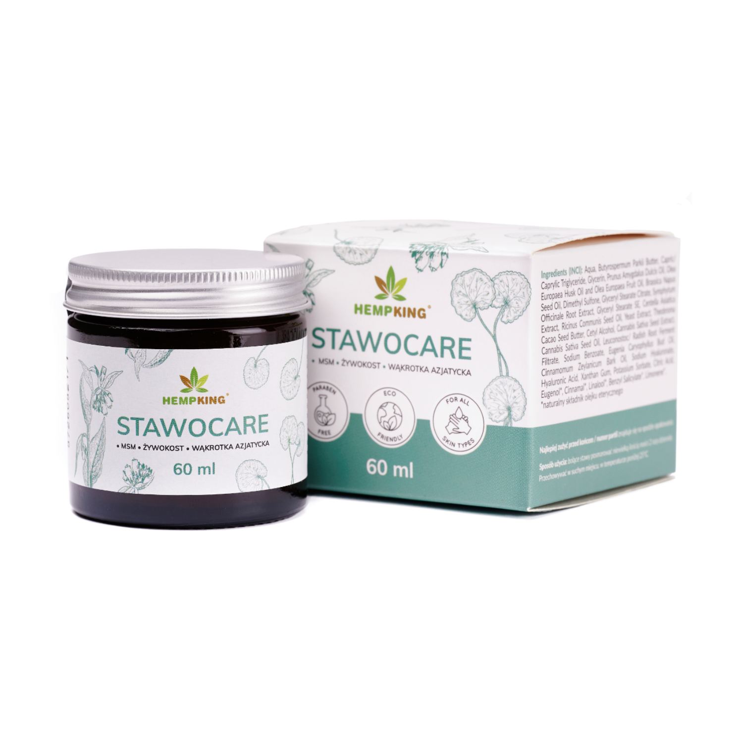 Hempking - stawocare krem, 60 ml (data ważności: 31.10.2026)