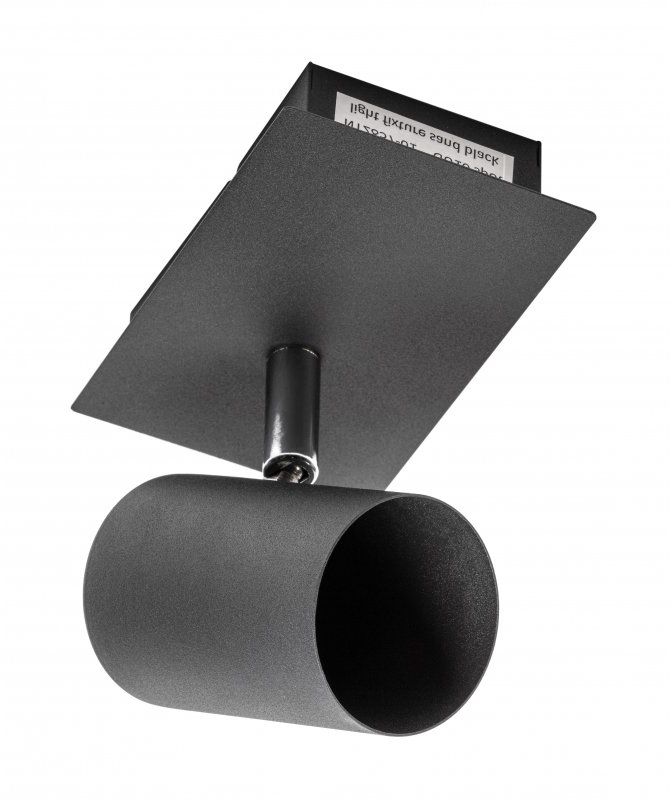 GTV Veneto lampa podsufitowa 1x20 W czarna OS-VEN20WO1-10