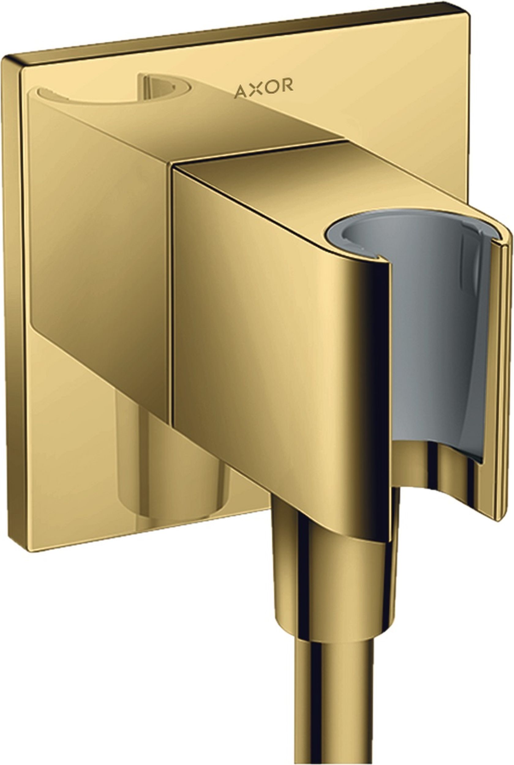 Axor ShowerSolutions przyłącze kątowe z uchwytem złoty optyczny polerowany 36734990