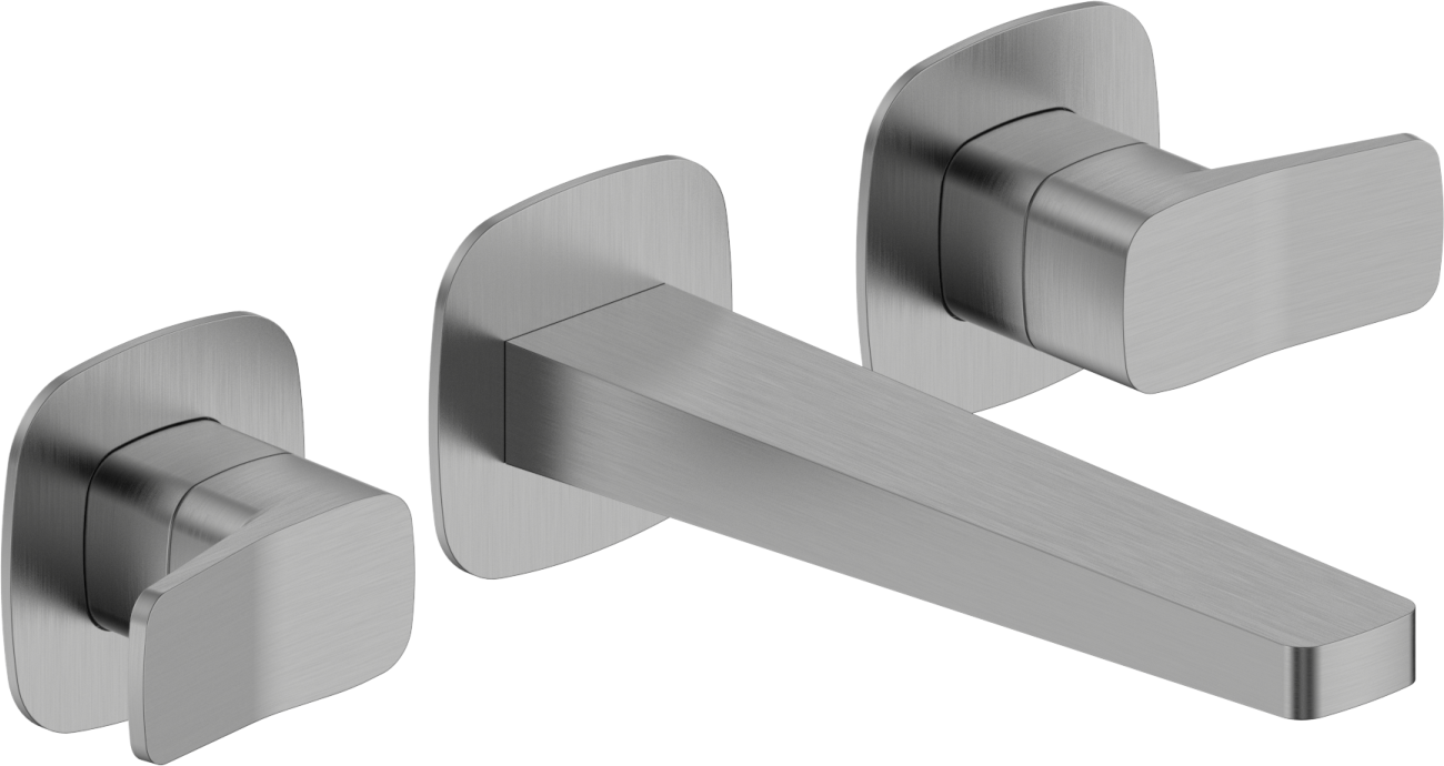 KFA Armatura Malaga Gun Metal Grey bateria umywalkowa podtynkowa grafit 4529-821-61