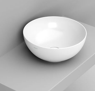 Ceramica Dolomite Noemi umywalka 44 cm okrągła nablatowa biała D310601