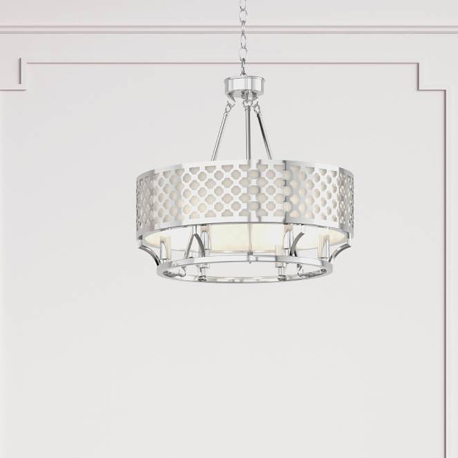 Open Design Verno Cromo lampa wisząca 6x12W LED chrom OR84375