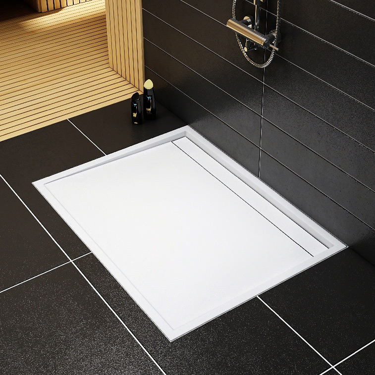 Schedline Estra brodzik prostokątny 120x90 cm biały 3SP.E3P-90120