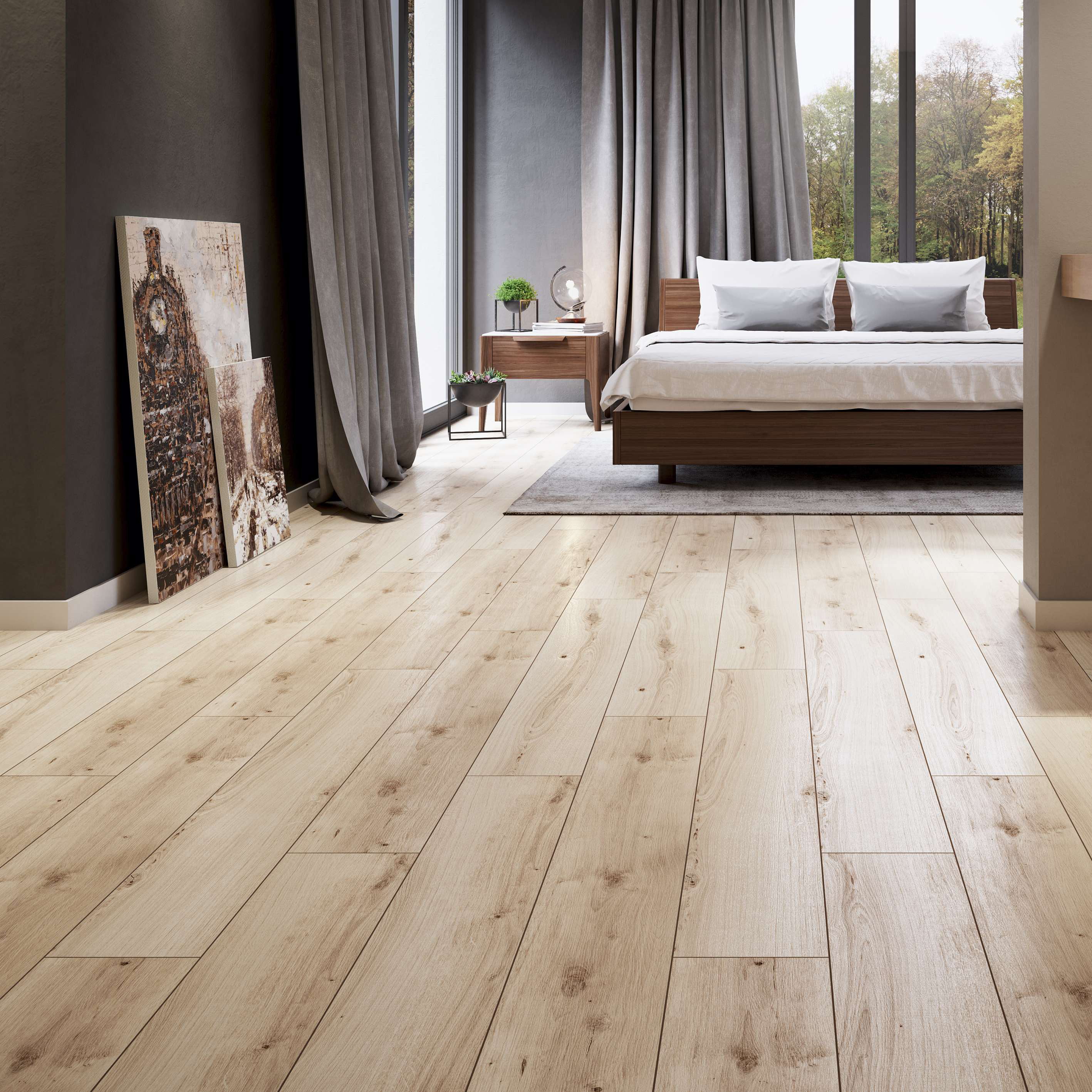 Opoczno Grand Wood Natural Cream płytka ścienno-podłogowa 19,8x119,8 cm STR beżowy mat