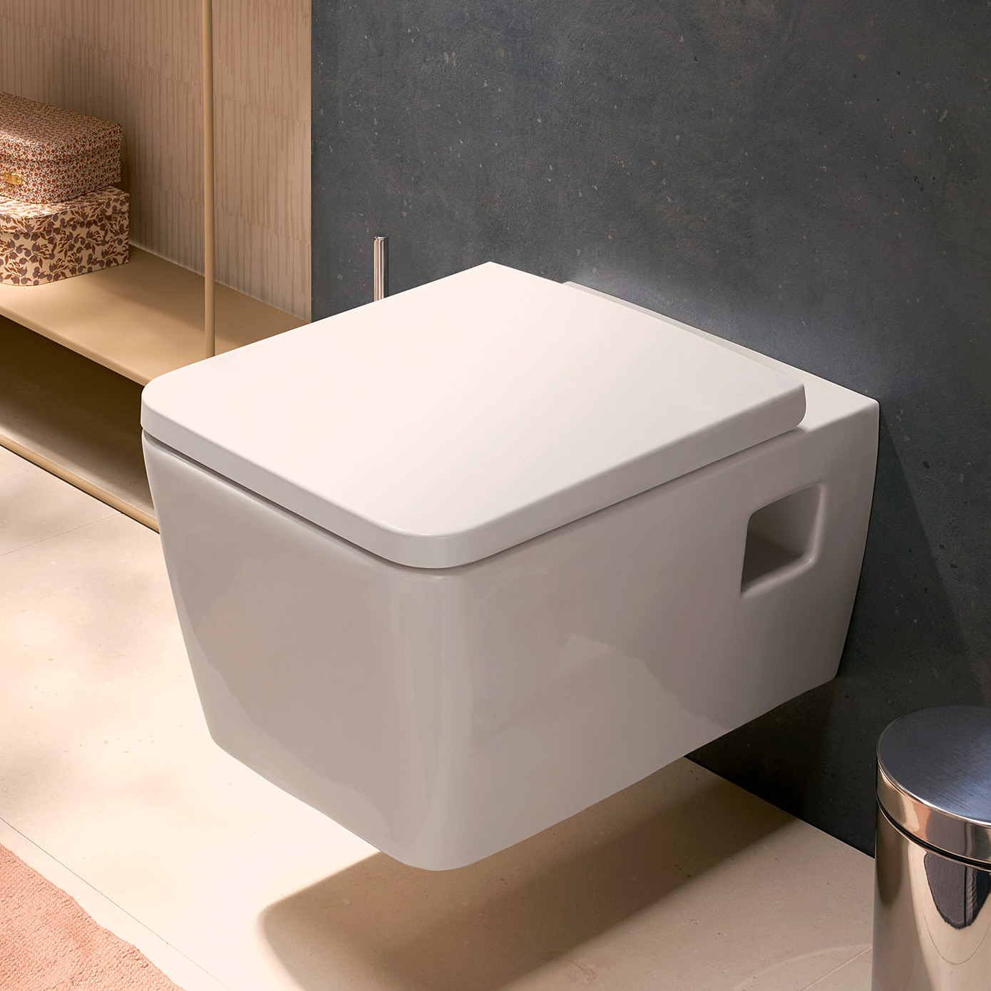 Hansgrohe EluPura Original Q miska WC wisząca bez kołnierza biały połysk 60145450