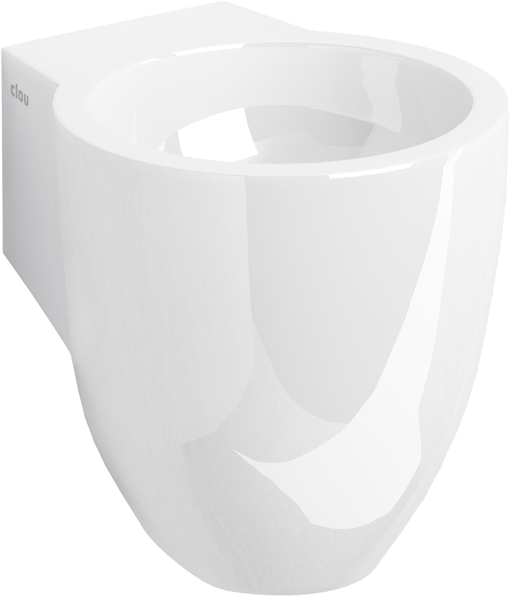 Clou Flush umywalka 31,5x27 cm okrągła ścienna biała CL/03.08061