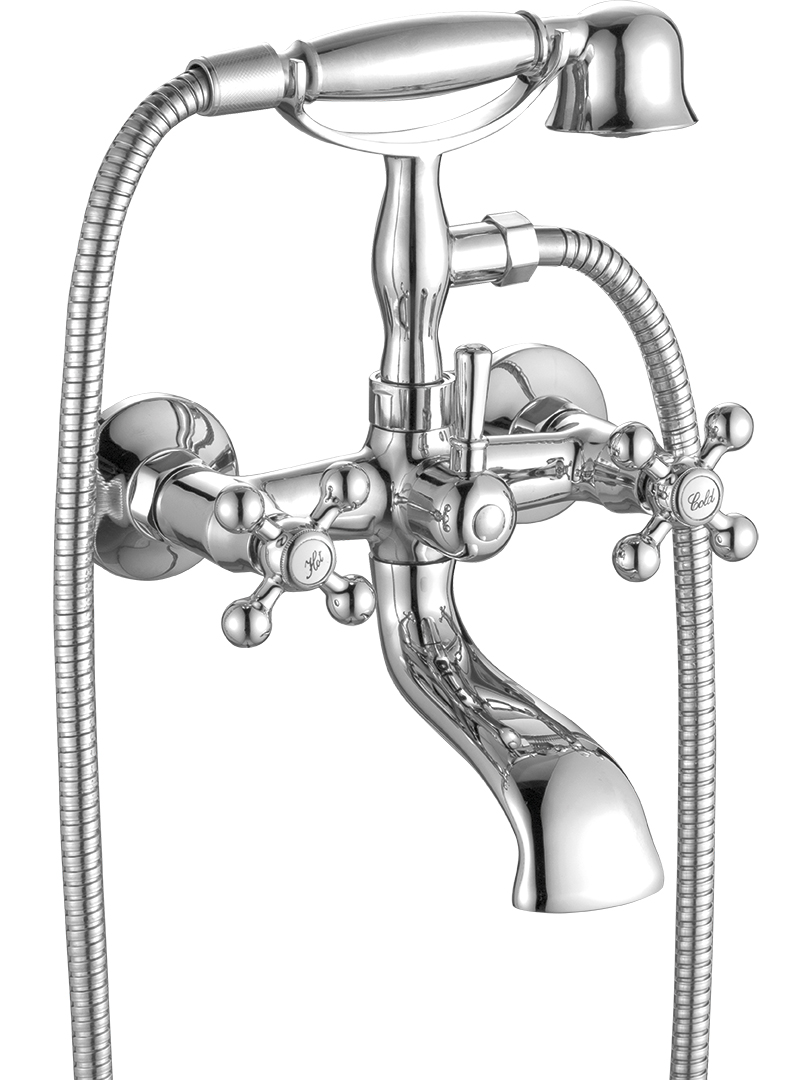Kuchinox Stilo bateria wannowo-prysznicowa ścienna chrom BKI011D