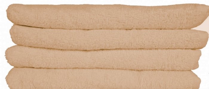 Ręcznik frotte plażowy PARMA 100x150 wz. beżowy